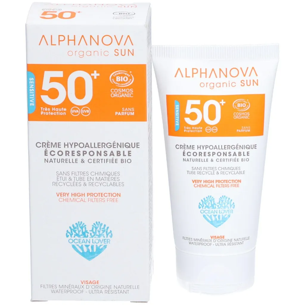 ALPHANOVA ORGANIC SUN CREME SOLAIRE HYPOALLERGENIQUE BIO SPF50+ 50G-2.webp