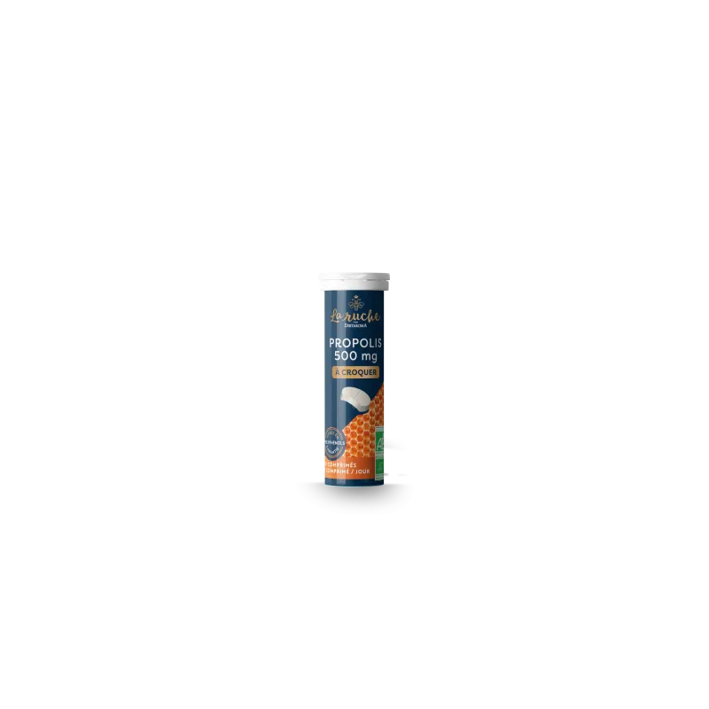 DIETAROMA LA RUCHE PROPOLIS A CROQUER 500MG BIO - 20 COMPRIMES-.webp