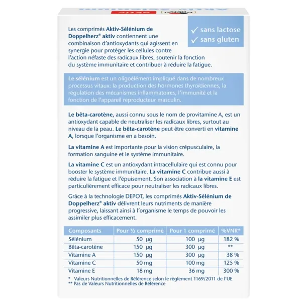 DOPPELHERZ AKTIV SELENIUM DEPOT - 30 COMPRIMES-4.webp