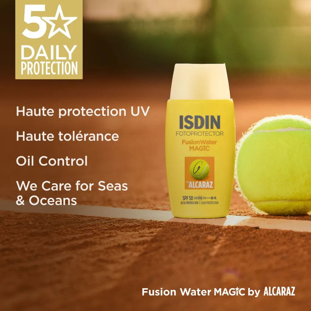 ISDIN SOLAIRE FUSION WATER BY ALCARAZ SPF50 50ML-4.webp