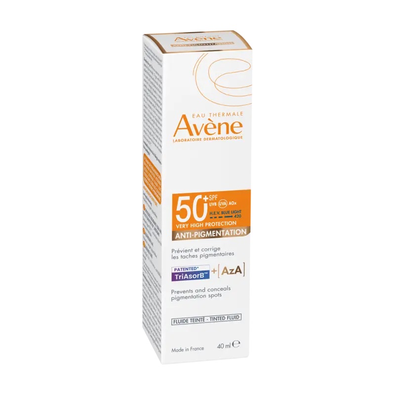 [3282770397451] AVENE SOLAIRE FLUIDE ANTI-PIGMENTATION TEINTE SPF50+ 40ML