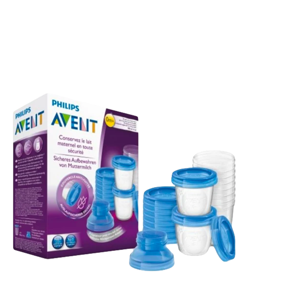 [8710103701330] AVENT SET POTS DE CONSERVATION LAIT MATERNEL 180ML/60Z 10U