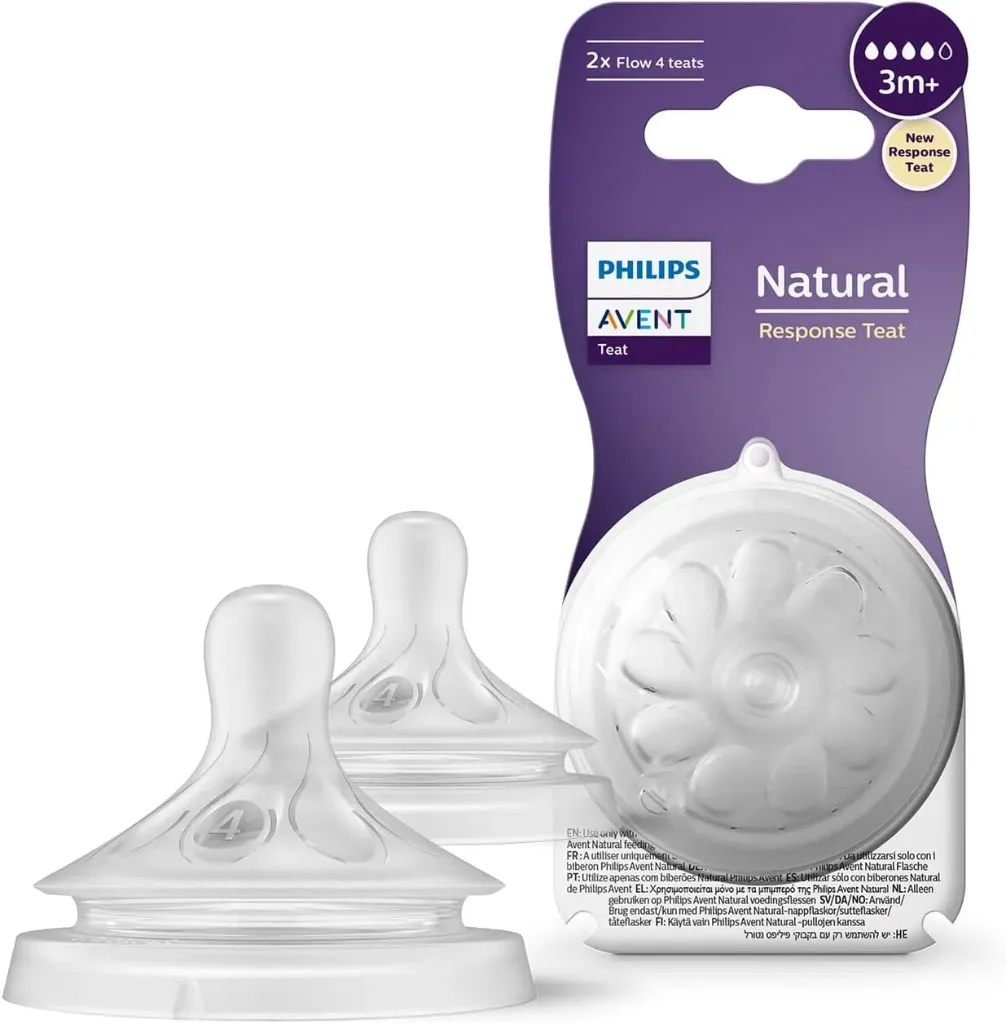 AVENT TETINES NATURAL 3M+ 2U