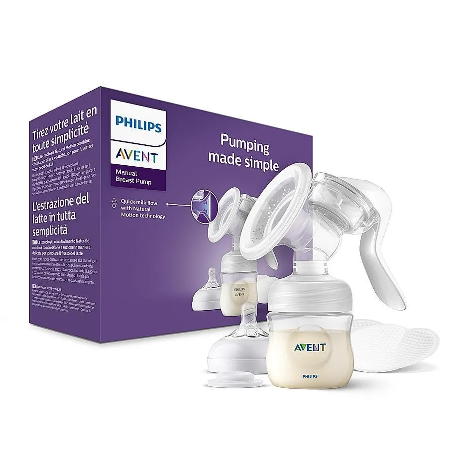 [8710103943990] AVENT TIRE LAIT MANUEL NATUREL + TETINE