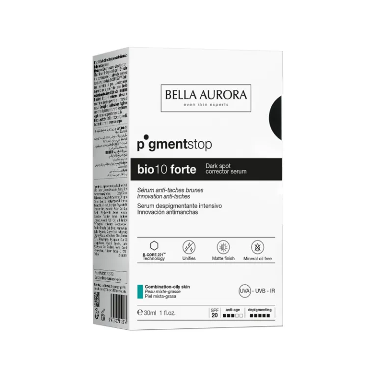 BELLA AURORA PIGMENT-STOP BIO10 FORTE PEAU MIXTE A GRASSE 30ML