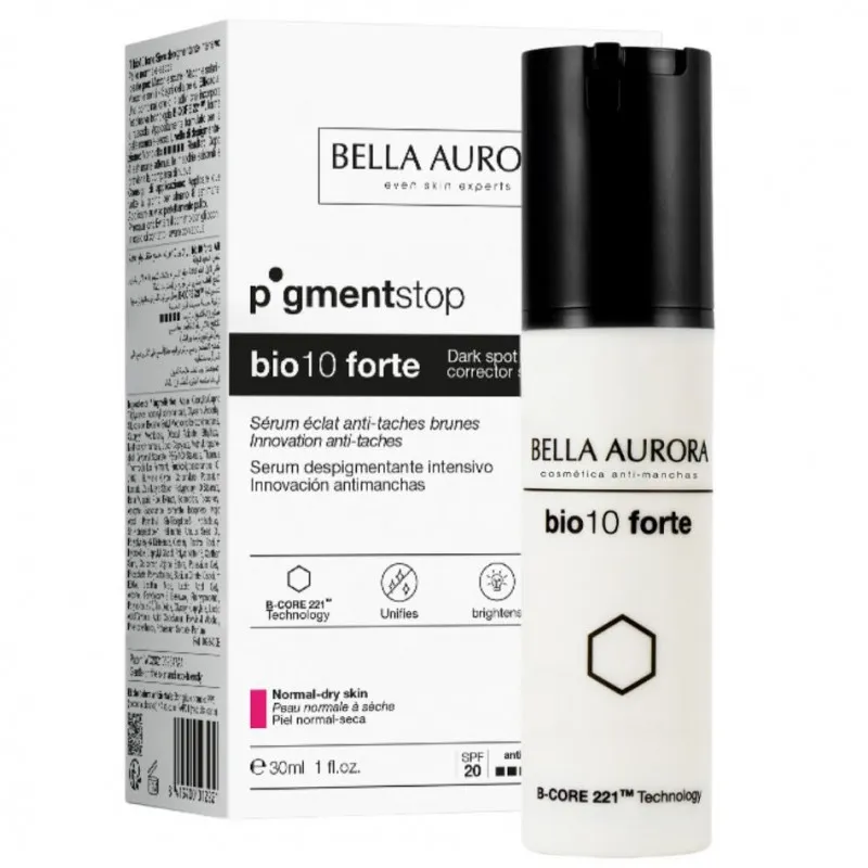 BELLA AURORA PIGMENT-STOP BIO10 FORTE PEAU NORMALE A SECHE 30ML