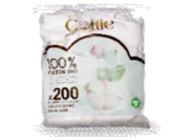 [8710692123742] BIO LIFE COTTIE COTON PADS BIO 8X10CM 200U