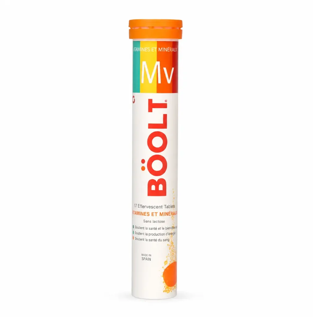 [8725631248912] BOOLT VITAMINES ET MINERAUX EFFERVESCENTS - 17U
