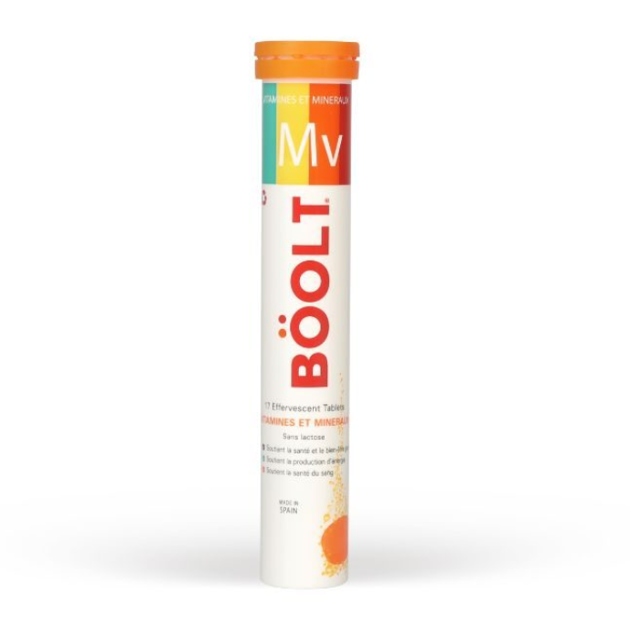 [8725631248912] BOOLT VITAMINES ET MINERAUX EFFERVESCENTS - 17U