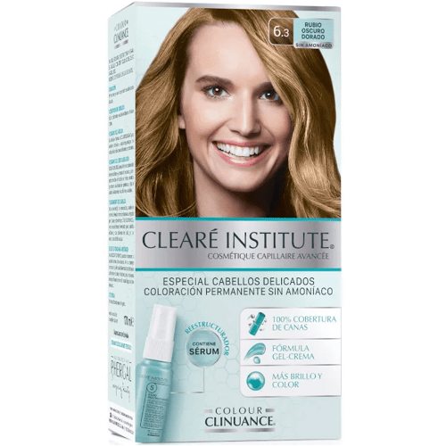 CLEARE INSTITUTE COLORATION - 6.3 BLOND FONCE ET DORE