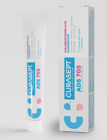 CURASEPT DENTIFRICE ADS 705 75ML