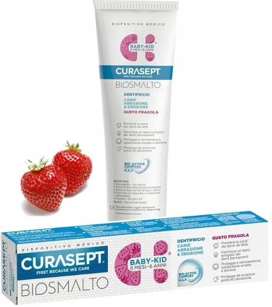 CURASEPT DENTIFRICE BIOSMALTO BEBE ENFANT 6M-6A 50ML