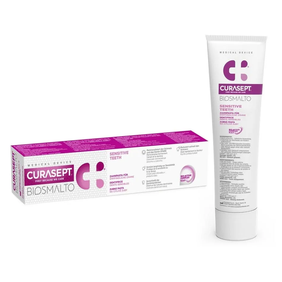 CURASEPT DENTIFRICE BIOSMALTO DENTS SENSIBLES 75ML