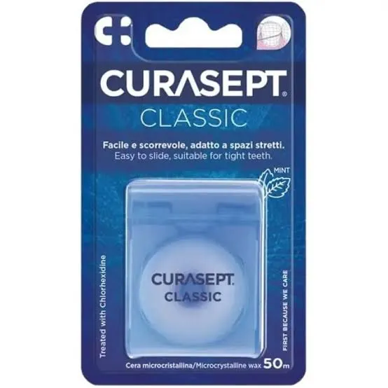 CURASEPT FIL DENTAIRE CIRE MENTHOLEE