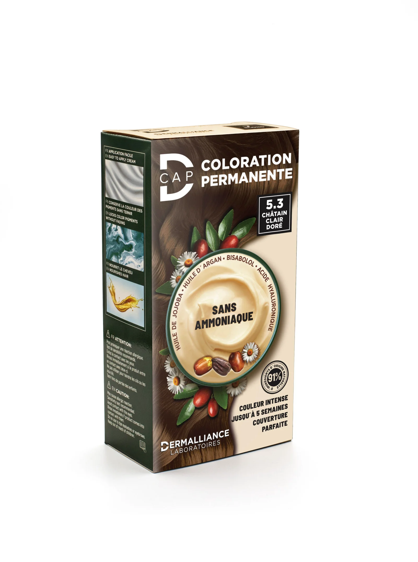 [6111266710351] D-CAP COLORATION PERMANENTE - 5.3 CHATAIN CLAIR DORE