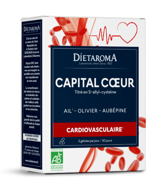 [3460341517808] DIETAROMA CAPITAL COEUR - 60 GELULES