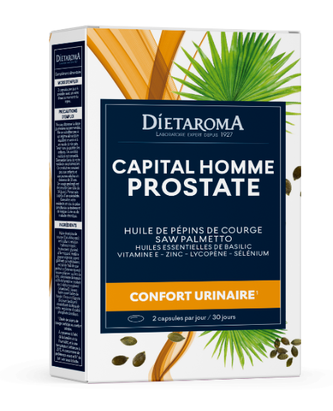 [3460341515811] DIETAROMA CAPITAL HOMME PROSTATE - CONFORT URINAIRE - 60 CAPSULES