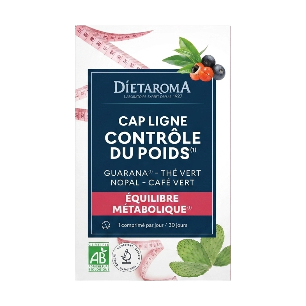 [3460341521294] DIETAROMA CAP LIGNE CONTROLE DU POIDS BIO - 30 COMPRIMES