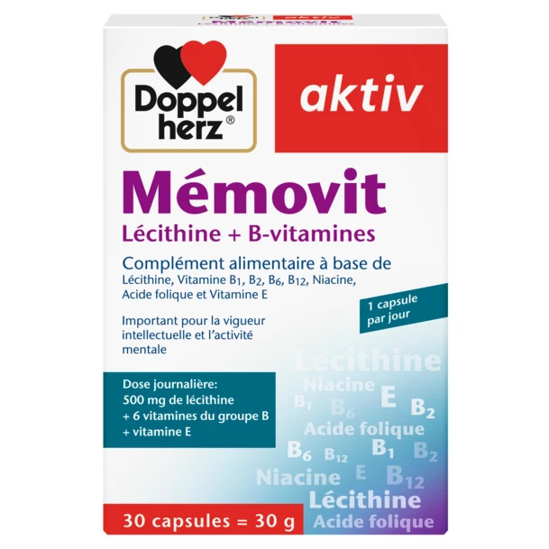 [4009932412703] DOPPELHERZ AKTIV MEMOVIT - 30 CAPSULES