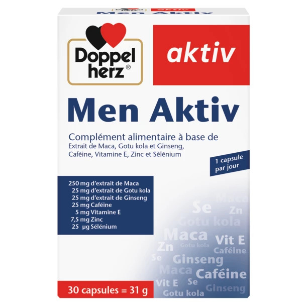 [4009932416527] DOPPELHERZ AKTIV MEN AKTIV - 30 CAPSULES