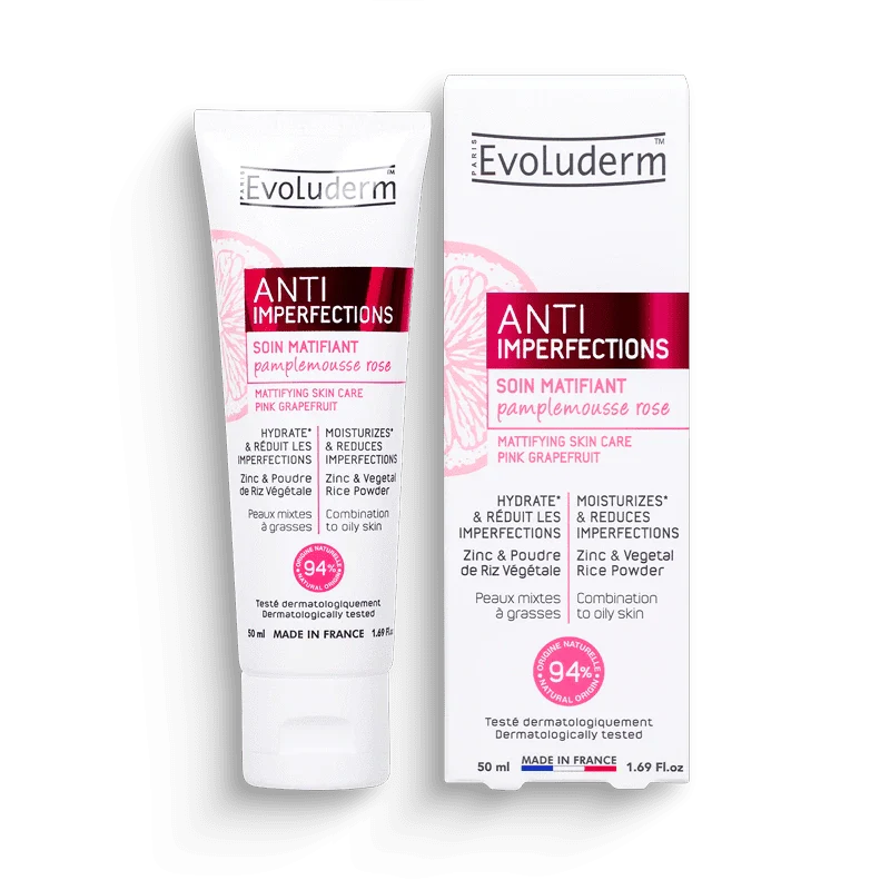 EVOLUDERM ANTI-IMPERFECTIONS SOIN MATIFIANT 50ML