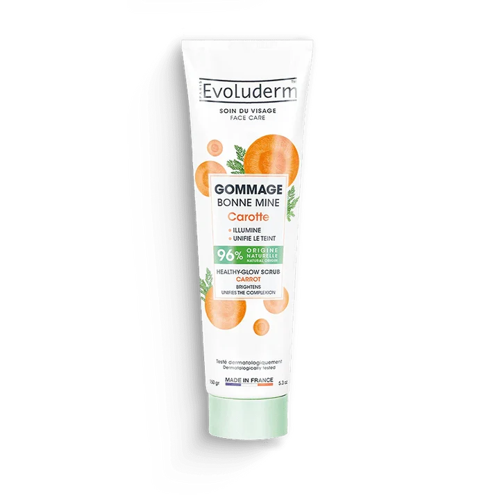 EVOLUDERM GOMMAGE BONNE MINE CAROTTE 150G