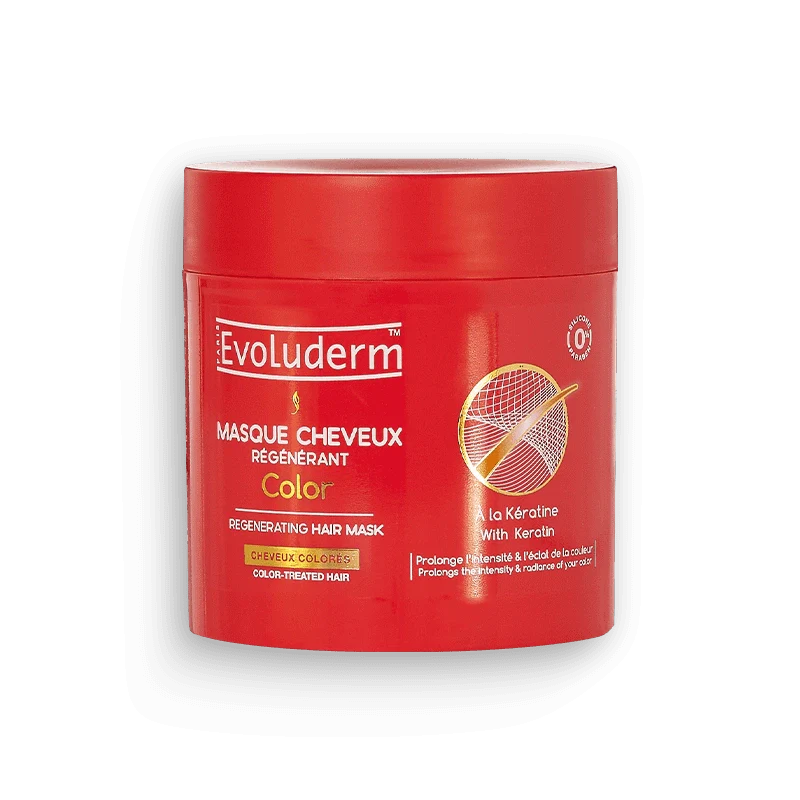 EVOLUDERM MASQUE CHEVEUX REGENERANT COULEUR 500ML