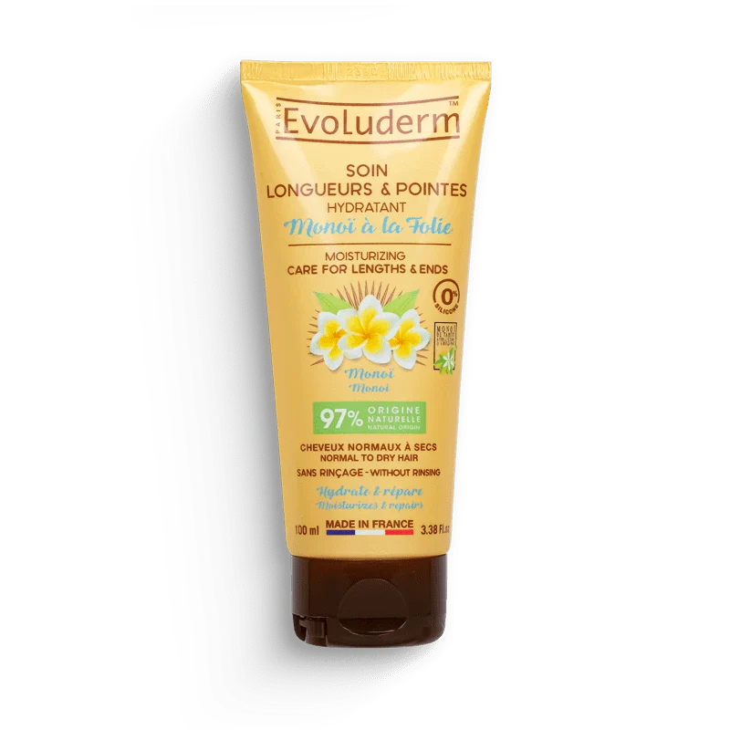 EVOLUDERM SOIN LONGEURS ET POINTES HYDRATANT MONOI 100ML