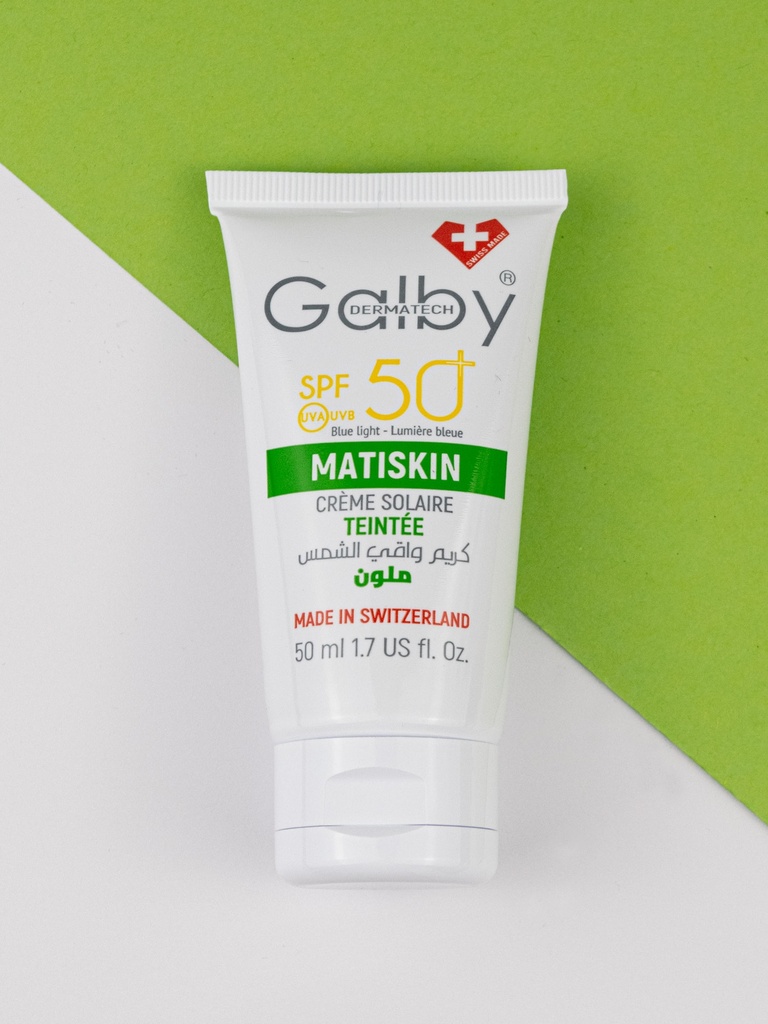 GALBY MATISKIN CREME SOLAIRE TEINTE SPF50+ 50ML
