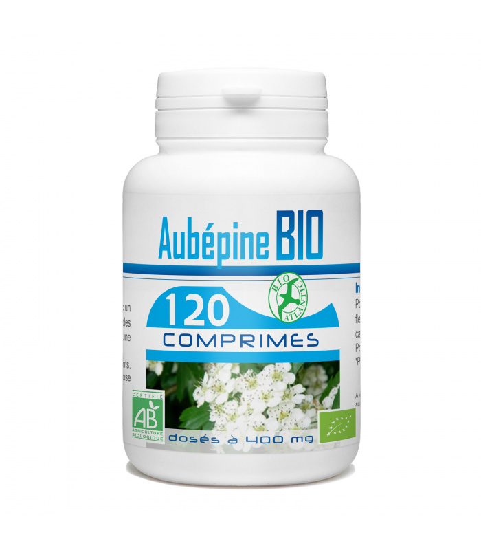 [3700216208326] GPH AUBEPINE BIO 400MG - 120 COMPRIMES