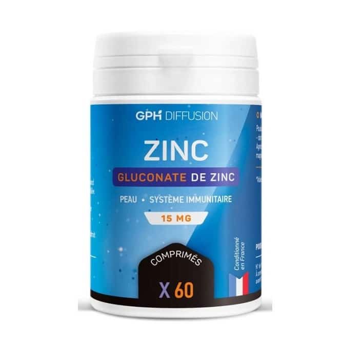 GPH GLUCONATE DE ZINC - 60 COMPRIMES