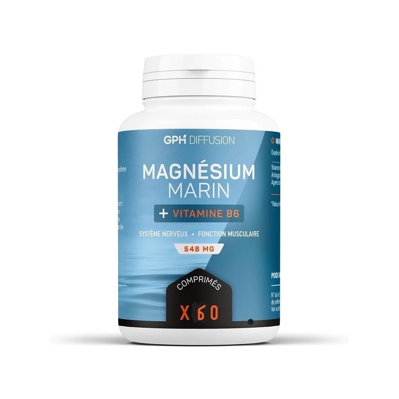 GPH MAGNESIUM MARIN + VITAMINE B6 548MG - 60 COMPRIMES