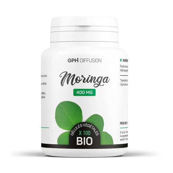 [3700216261789] GPH MORINGA 400MG - 100 GELULES