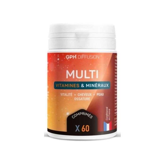 GPH MULTI VITAMINES ET MINERAUX - 60 COMPRIMES