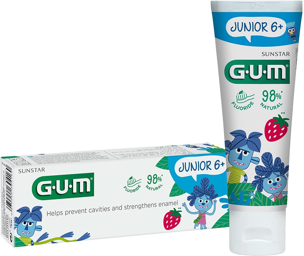 [070942304160] GUM DENTIFRICE JUNIOR 6+ 50ML 3004