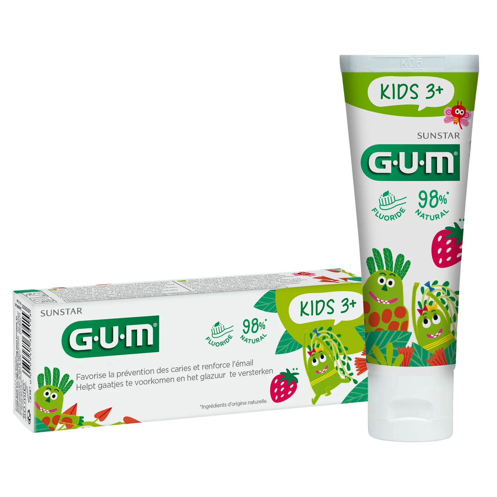 [070942304153] GUM DENTIFRICE KIDS 3+ 50ML 3000