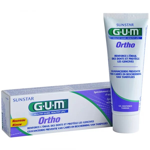 [070942304795] GUM DENTIFRICE ORTHO 75ML 3080