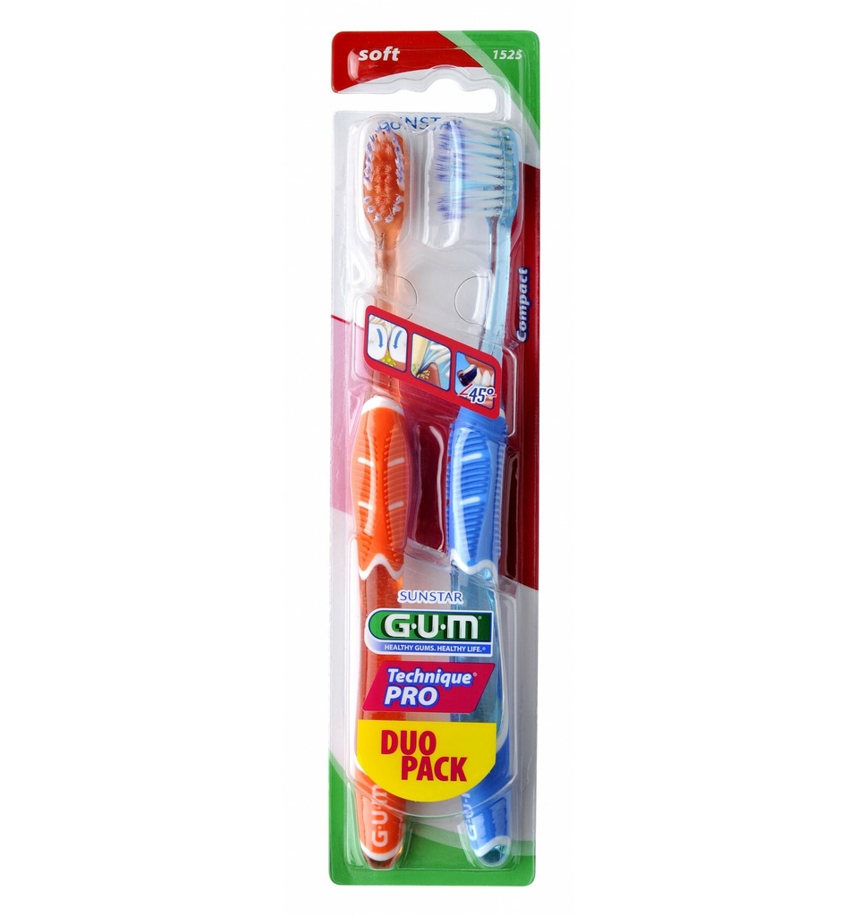 [7630019902250] GUM DUO BAD TECHNIQUE PRO SOUPLE 1525