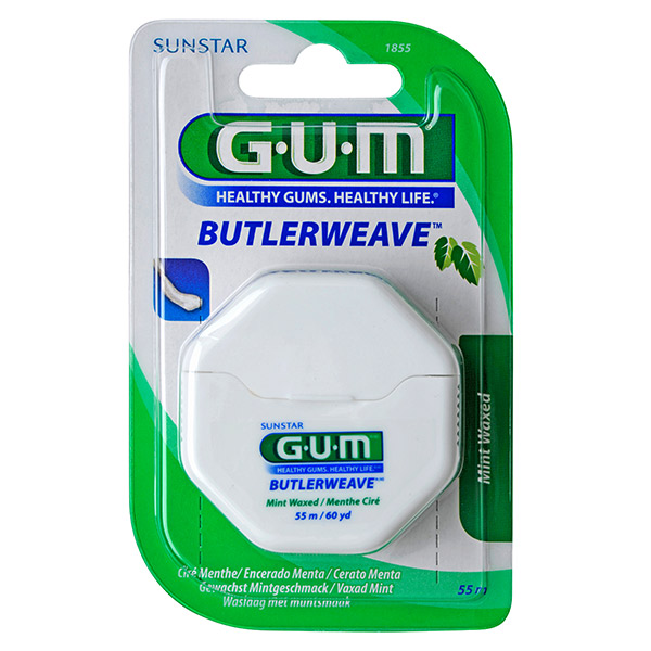 [070942018555] GUM FIL DENTAIRE BUTLERWEAVE MENTHOLE 1855