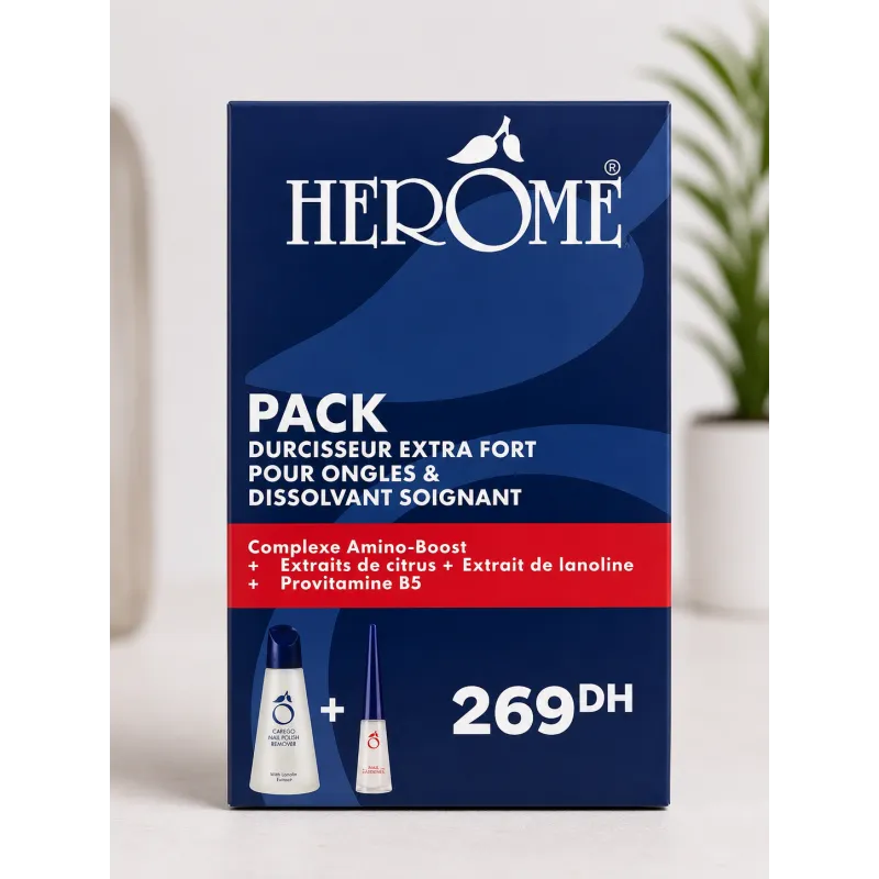 HEROME PACK DURCISSEUR EXTRA FORT + DISSOLVANT