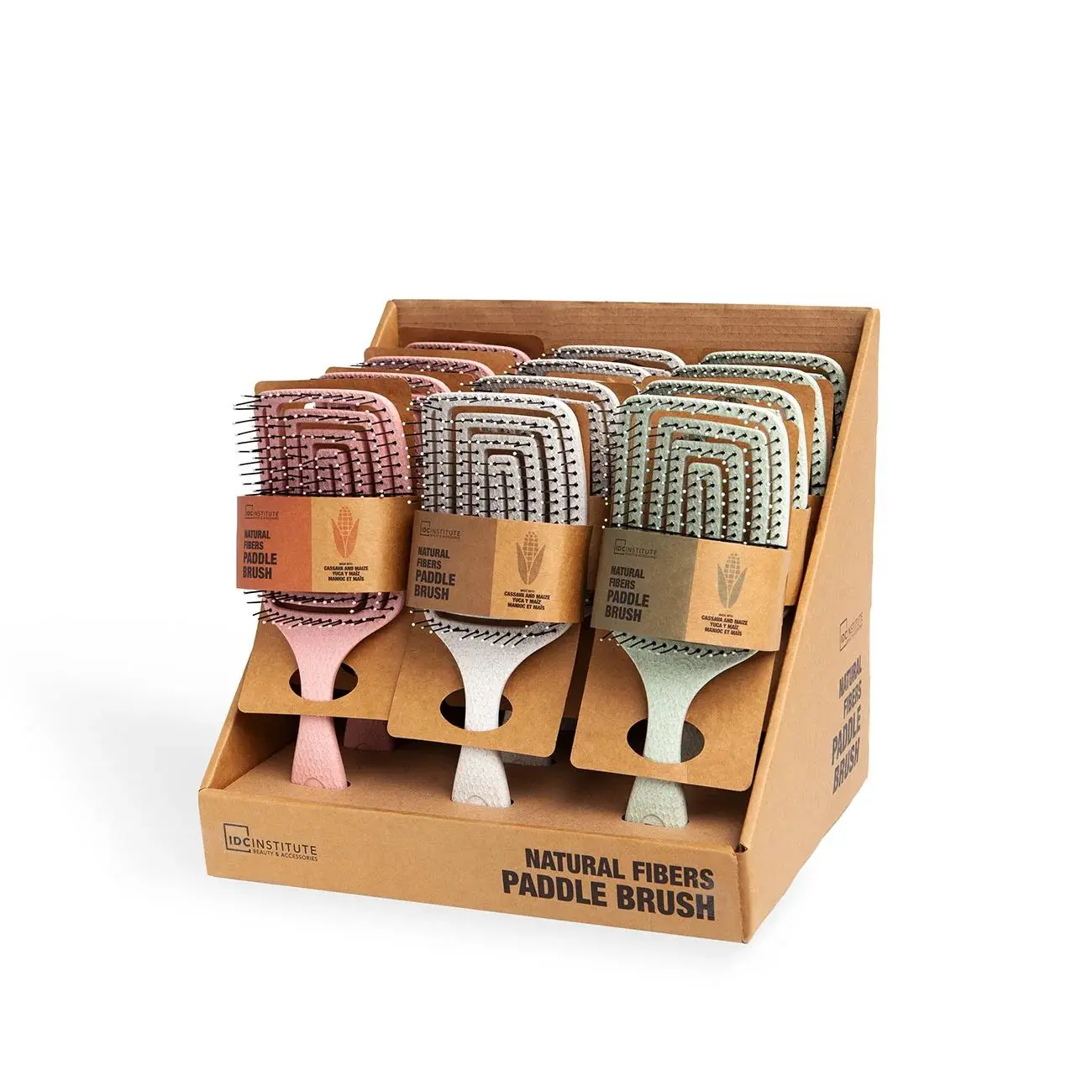 IDC INSTITUTE ECO NATURAL FIBERS PADDLE BRUSH 2010W
