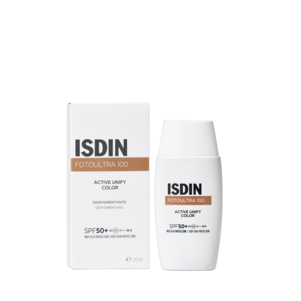 ISDIN SOLAIRE FOTO ULTRA 100 ACTIVE UNIFY FUSION FLUID COLOR SPF50+ 50ML