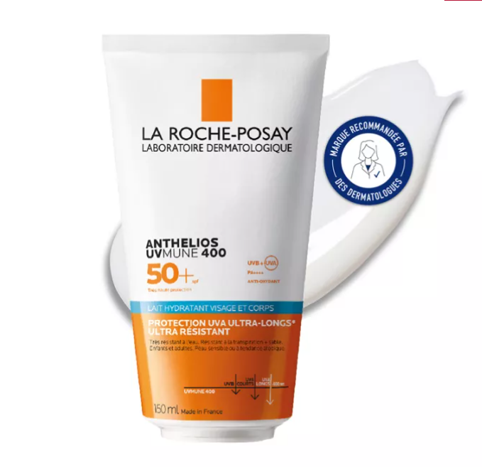 [3337875917872] LA ROCHE POSAY ANTHELIOS UVMUNE 400 LAIT HYDRATANT VISAGE ET CORPS 150ML