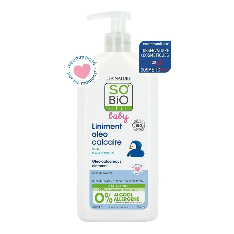 LEA NATURE SO BIO BABY LINIMENT OLEO-CALCAIRE 500ML