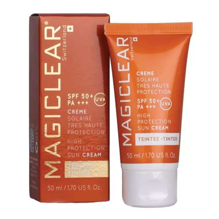 MAGICLEAR CREME SOLAIRE ANTI-AGE TEINTEE SPF50+ 50ML