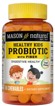 [311845171153] MASON NATURAL HEALTHY KIDS PROBIOTICS WITH FIBER 60 CHEWABLES