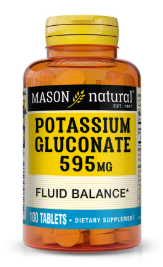 MASON NATURAL POTASSIUM GLUCONATE 595MG 100 TABLETS