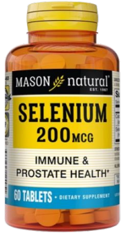 MASON NATURAL SELENIUM 200MCG 60 TABLETS
