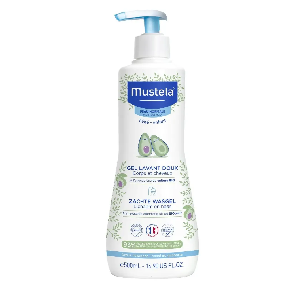 MUSTELA GEL LAVANT CORPS ET CHEVEUX AVOCAT 500ML