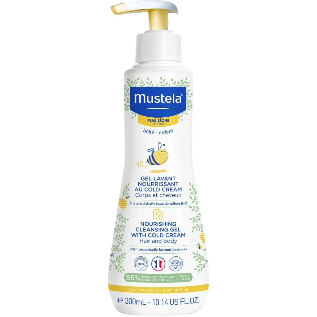 [3504105036089] MUSTELA GEL LAVANT NOURISSANT AU COLD CREAM 300ML